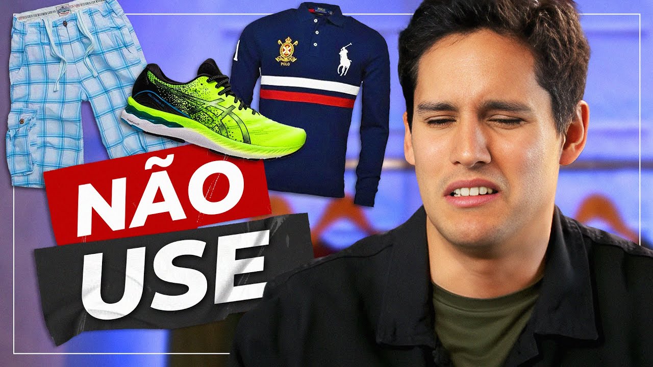 Roupas que os homens usam, mas deveriam parar