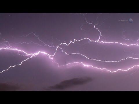 How Thunder Storms Look from Space - Amazing!