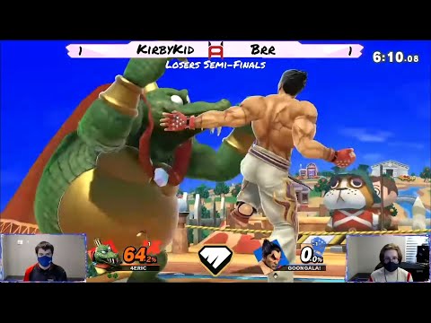 the K. Rool / Kazuya matchup is chaotic