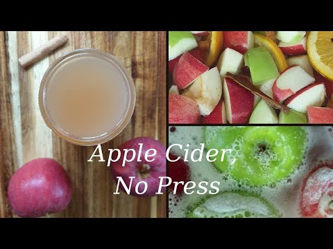 Easy Homemade Apple Cider, Without A Press