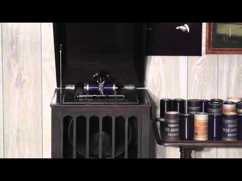 Edison blue amberol cylinder 1650 - (A) Menutte by Beethoven (B) Gavotte by Gossec by Tollefsen Trio