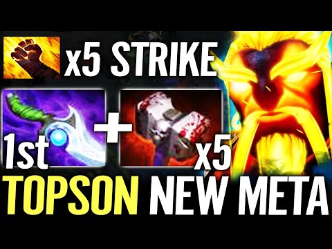 🔥 TOPSON Ember Spirit MID Diffusal 1st Item + Basher — NEW META 100% Master Build Dota 2 Pro