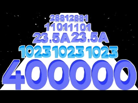 Number Run 3D / 2048 Jelly Cube - (Digit Shooter & 2048 Game) Asmr Gameplay