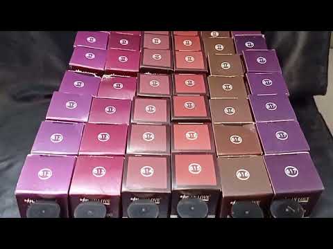 BATOM LÍQUIDO MATTE 30 HORAS MAX LOVE 612 AO 617 BOX COM 48 UN