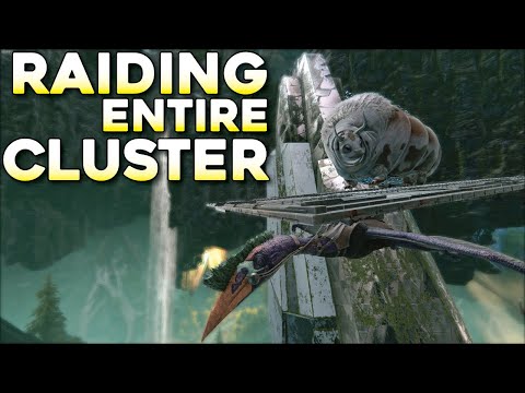 Total Domination: Raiding Every Base on the Cluster! - ARK PvP