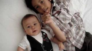 Tony with his Baby Brother