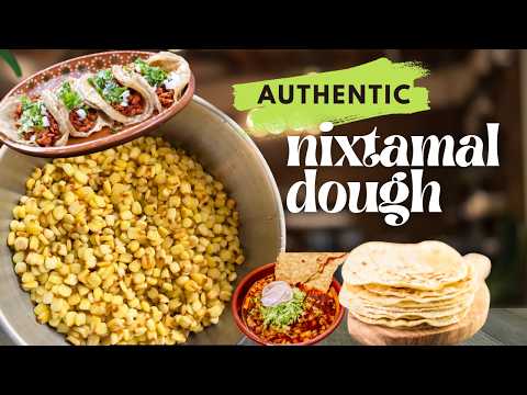 How to NIXTAMALIZE CORN from scratch! | Authentic Mexican Masa