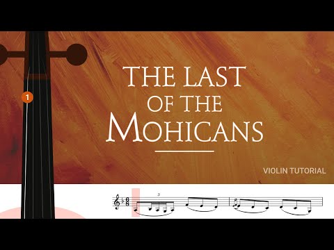 Promentory, The Last of the Mohicans Theme | Violin Cover | Violin Tutorial | Sheet music