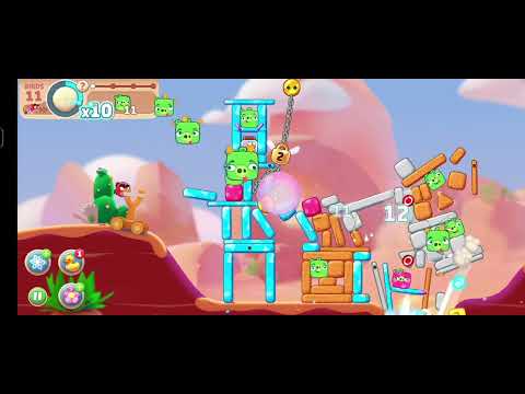 @AngryBirds Cross Angrybird  Rocky Canyons cross level 1396 to 1400 #278 #gameplay #nocopyright