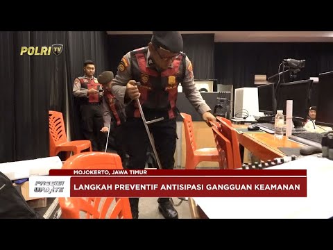 PRESISI UPDATE : JELANG NATAL POLRES MOJOKERTO KOTA STERILISASI GEREJA 21/12/2025 (14.00)