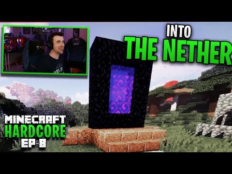 DrLupo - HARDCORE MINECRAFT! Into the Nether! Ep. 8