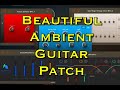 Creating A Slow Attack Ambient Guitar Patch With 5 Blue Mangoo Apps In AUM IPad Demo