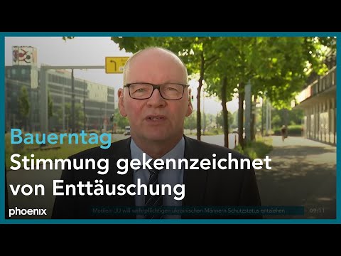phoenix tagesgespräch mit Bernhard Krüsken zum Bauerntag am 26.06.24
