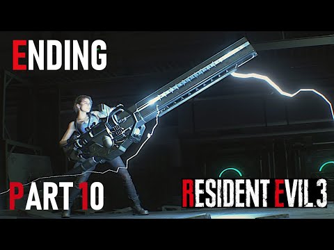 Resident Evil 3 Remake Gameplay Walkthrough Part 10 - Ending - No Commentary