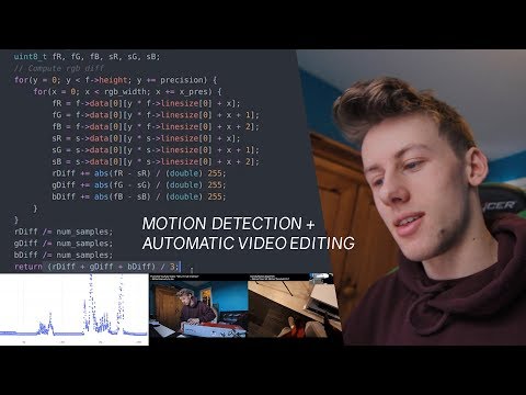 運動檢測算法編輯我的視頻 (Motion Detection Algorithm Edits my Videos)