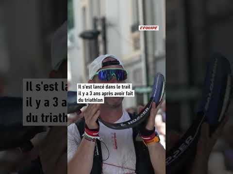🔥 Quel exploit ! Julien Veysseyre devient le premier amputé tibial à terminer l'UTMB ! #utmb #shorts