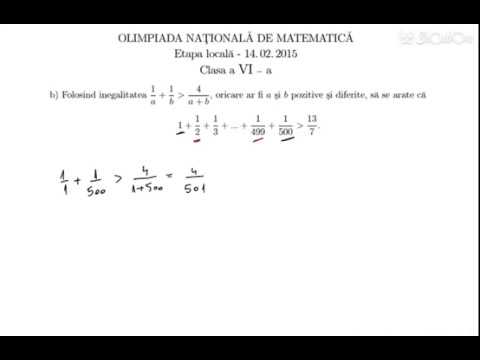 Olimpiada locala Matematica, clasa a VI-a (2)