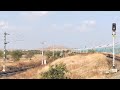 Ranjangav Road To Ahmednagar Jn Uncut Train Jounery On Board Pune Humsafar Express Lhb Track Sound