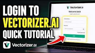 How to login to Vectorizer.ai - Quick Tutorial