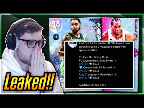 2K LEAKED CRYOGENESIS CARDS & ICED OUT PACKS COMING IN NBA 2K22 MyTEAM!! WHAT WILL THEY BE??