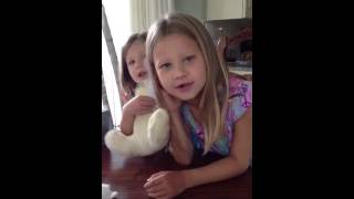 2013 - Rachel and Lila sing happy birthday to Gigi