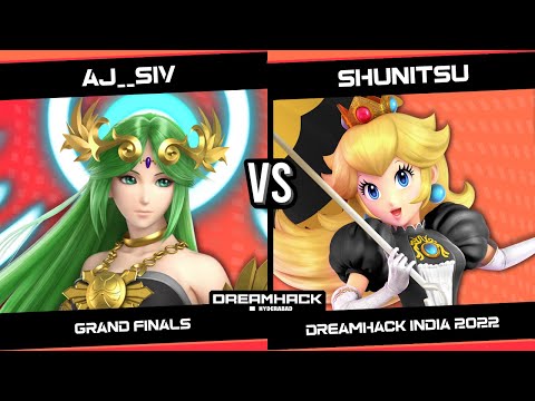 DreamHack India 2022 - GRAND FINALS - aj__siv (Palutena) vs Shunitsu (Peach) - Smash Ultimate