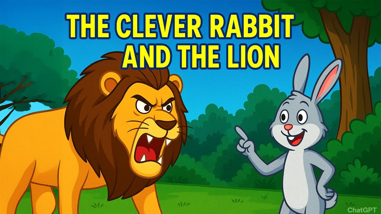 The Angry Lion & Clever Rabbit | Kids Cartoon Story