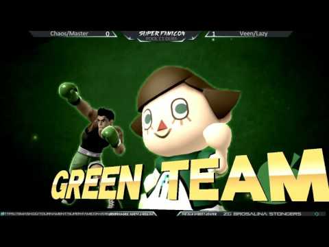 Famicon 2016 Smash 4 Doubles- Chaos Link & Master Brawler vs Veen & Lazyboredom SSB4 Pools