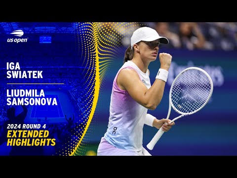 Iga Swiatek vs. Liudmila Samsonova Extended Highlights | 2024 US Open Round 4