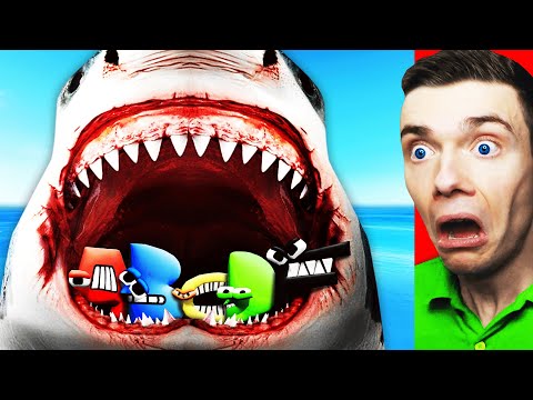 Feeding ALPHABET LORE To MEGALODON (GTA 5)