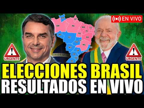 🔴URGENTE ELECCIONES DE BRASIL RESULTADOS EN VIVO ¡BOLSONARO vs LULA!
