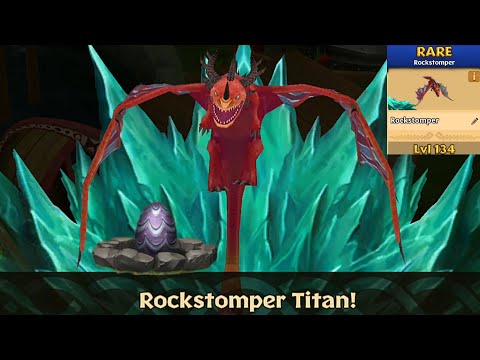 Rockstomper Max Level 134 Titan Mode - Dragons:Rise of Berk