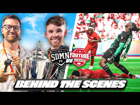 I COMMENTATED the SIDEMEN Charity Match 2023 - BEHIND THE SCENES