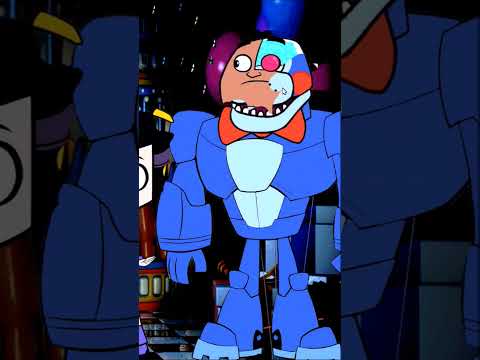 Teen Titans Go! transforms into Five Nights At Freddy's characters - SETC #fnaf #shorts