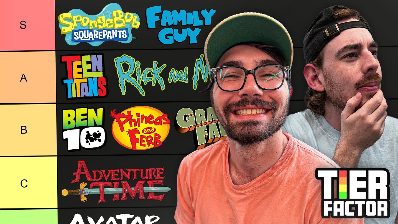 This Cartoon Series Tier List is the ULTIMATE Nostalgia Trip