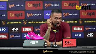 COLETIVA DE ROGER SILVA (SPORT 5x0 DECISÃO)