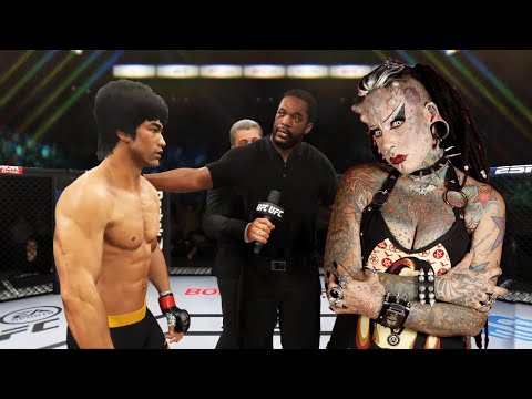UFC 4 | Bruce Lee vs. Maria Jose Cristern (EA Sports UFC 4)