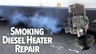 Smoking Diesel Heater Repair