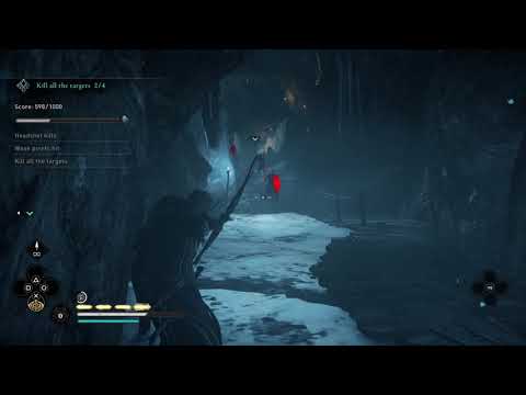 AC Valhalla Odin's Mine Hideout Wolf Mastery Challenge Gold Medal