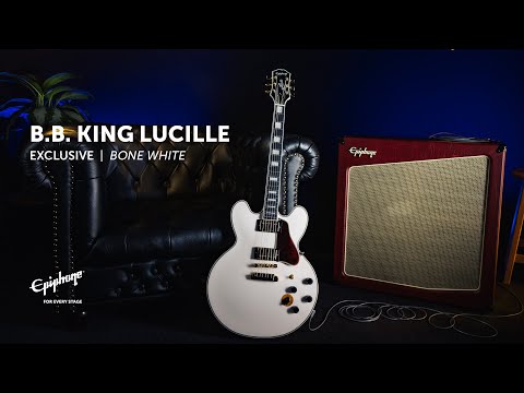 Epiphone B.B. King Lucille - Bone White - Just Playing No Talking