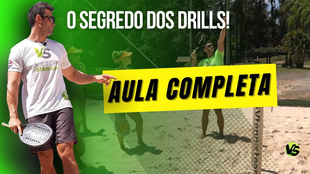 BEACH TENNIS - O SEGREDO DOS DRILLS [AULA EM GRUPO]
