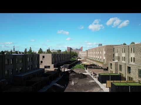 Dronebeelden 85 woningen De Meeuwen Groningen