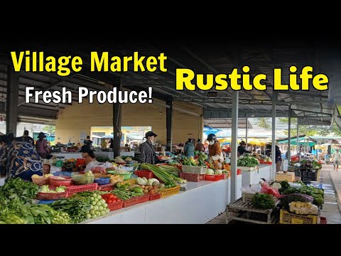 Village Market Adventures | Fresh Local Produce & Rustic Life