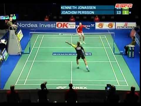 2008 European Badminton Championship MSF Kenneth Jonassen vs. Joachim Persson
