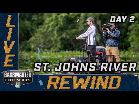 2024 Bassmaster Elite Series LIVE at St. Johns River — Day 2