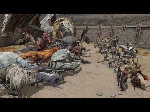 Animal Vs Knight Tournament - Elden Ring