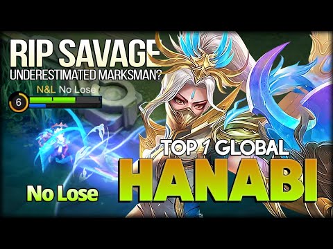 RIP Savage! Underrated MM vs Everybody! No Lose Top 1 Global Hanabi - Mobile Legends: Bang Bang