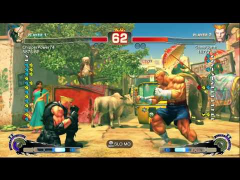 GameOutttt [Guile] vs ChipperPower [Sagat] SSF4 Japanese Online Ranked Matches - TRUE-HD