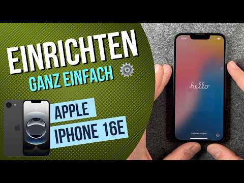 iPhone16e Ersteinrichtung