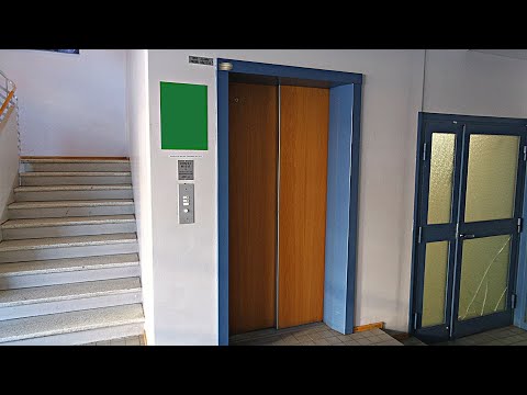 Original 1984 KONE traction elevator @ Centralgatan 88, Karis, Raseborg FIN